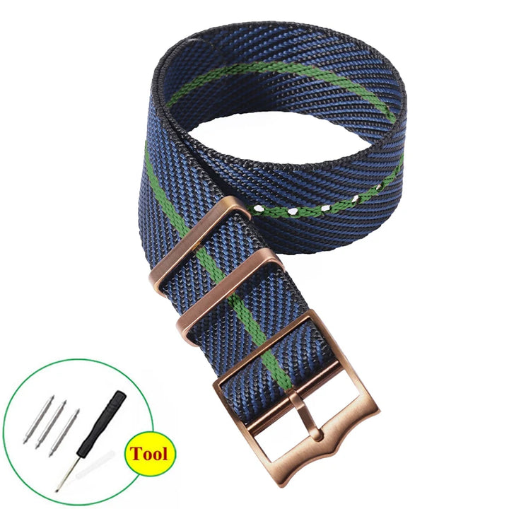 Premium Canvas Nylon Watch Strap 20/22mm