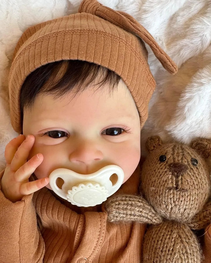 NPK 49 cm Reborn Baby Doll Sebastian — Soft Cuddly Body