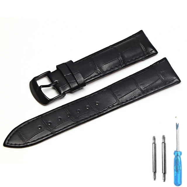 Watch Band Genuine Leather straps Watchbands 12mm 18mm 20mm 22mm watch accessories superior quality watch strap
