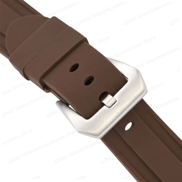 Universal Silicone Rubber Watch Strap – Sport Wristband (20-26mm)