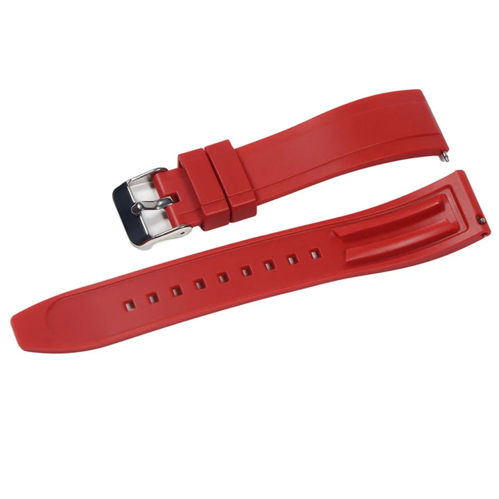 Premium Vulcanized Rubber Watch Strap – 20–24mm Quick Release