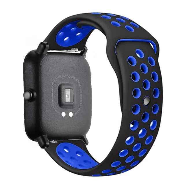 20mm/22mm Silicone band For Amazfit GTS 4/3/2/2e/2 4 Mini GTR 4/2/3 Pro/47mm/stratos 3 Watch Bracelet correa Amazfit bip 6 strap