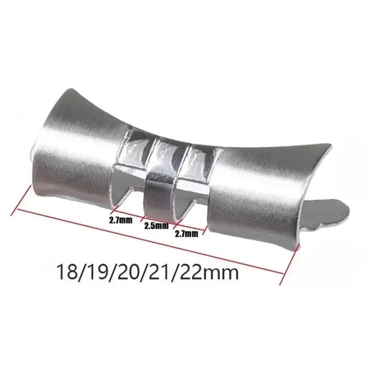 Curved Flat End Stainless Steel Link Adapter 18–22mm for Seiko SKX007/009