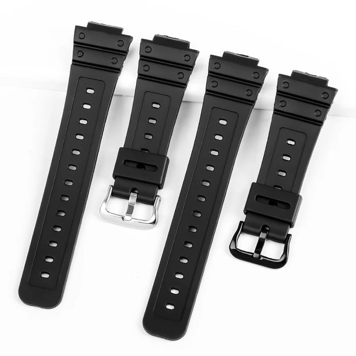 Anti-Allergy Resin Watch Strap with Stainless Steel Buckle for Casio G-Shock DW & GW Serie