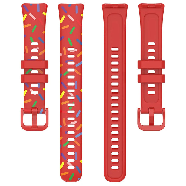 Printed Silicone Strap for Huawei Band 8-10