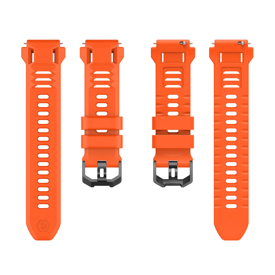 Silicone Strap with Protective Case for Amazfit T-Rex 3 Pro (44mm)