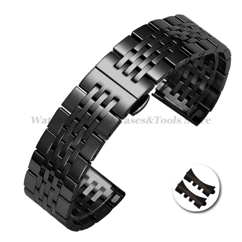 Solid Stainless Steel Wacth Strap for Tissot for Longines for Citizen for Seiko Watch Band 12/13/14/15/16/17/18/19/20/22/23/24mm