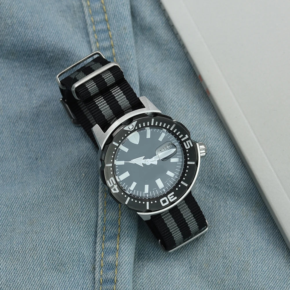 NATOBELT High Quality Nylon Sailcloth Watch Strap 20mm 22mm Military Casual Watchbands Army Watch Strap Replace Accessories