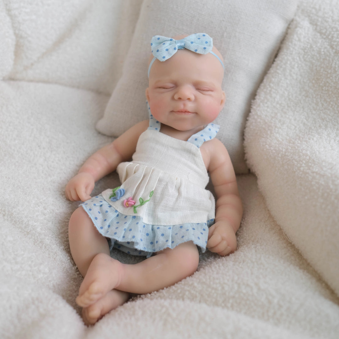 8″ Pascale Squishy Silicone Baby Doll (Weighted 320 g)