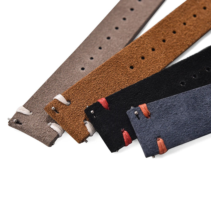 Suede Leather Watch Strap – 20-22mm Quick Release