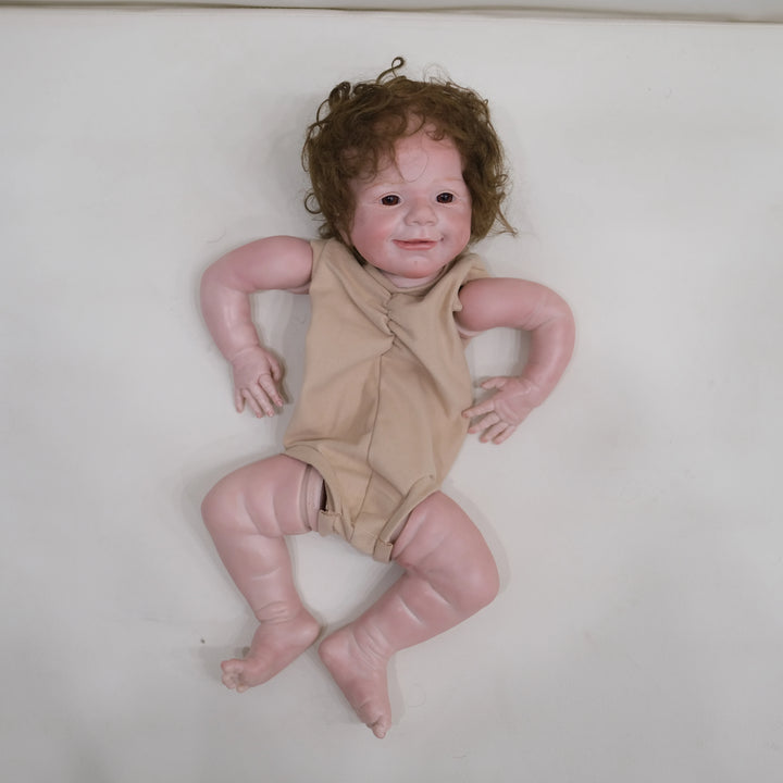 20″ April Awake Painted Reborn Doll Kit – Lifelike Soft Touch DIY Parts