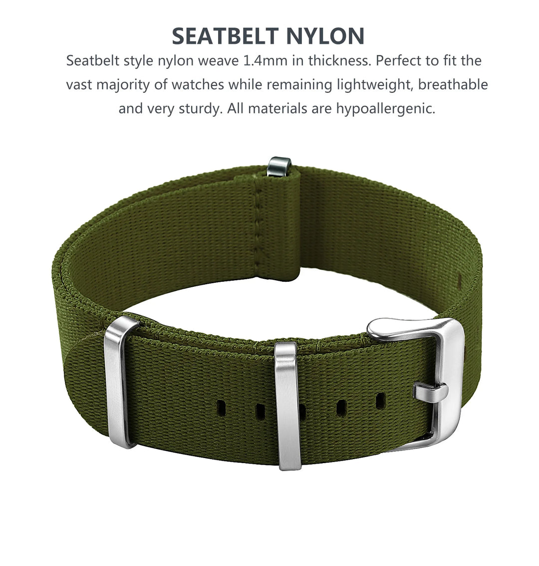 Military Watch Strap 20–22mm