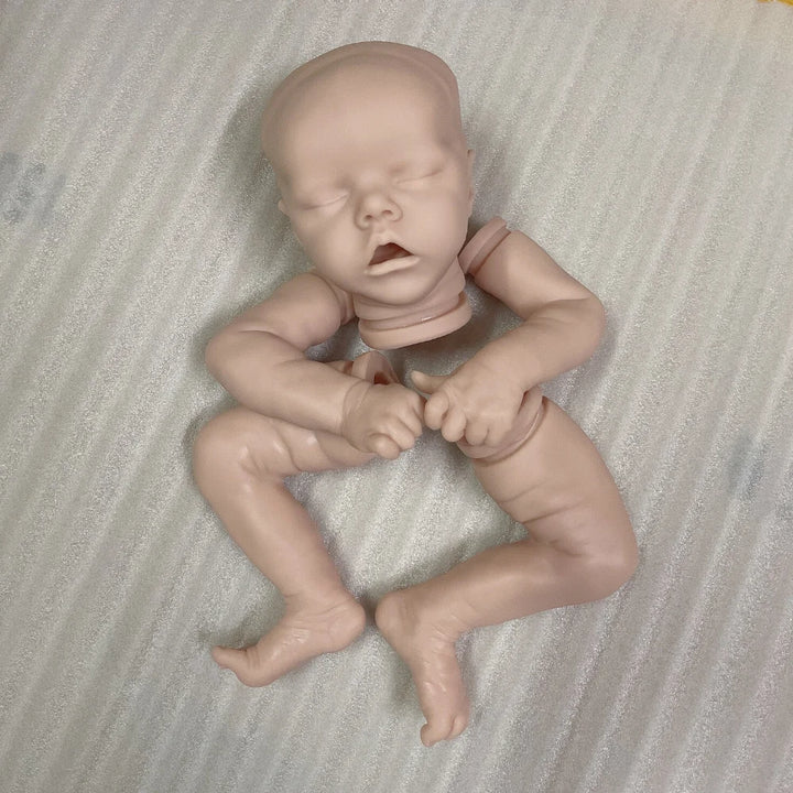 17″ Twin A Unpainted Reborn Doll Kit – Blank Vinyl Newborn DIY Mold