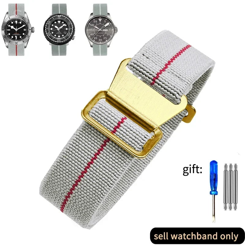 French Army Nylon Watch Band 18–22mm