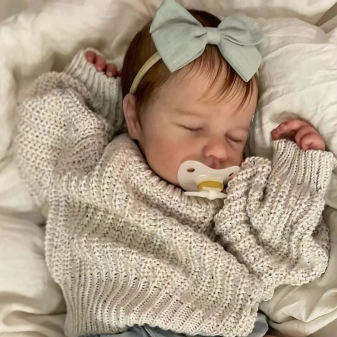 19″ Loulou Lifelike Reborn Baby Doll – Soft Body with 3D Painted Skin
