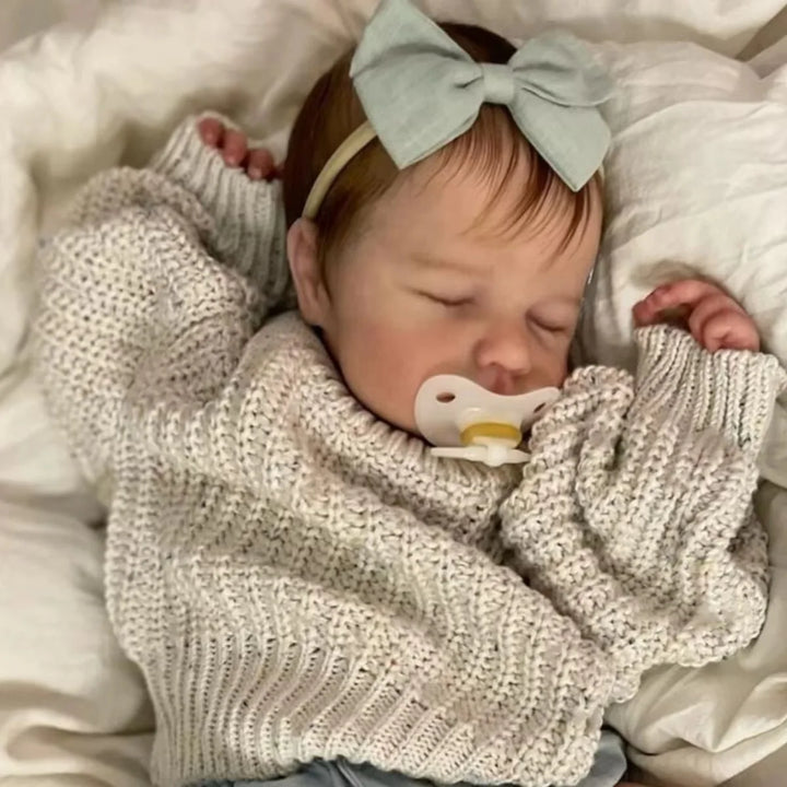 19″ Loulou Lifelike Reborn Baby Doll – Soft Body with 3D Painted Skin