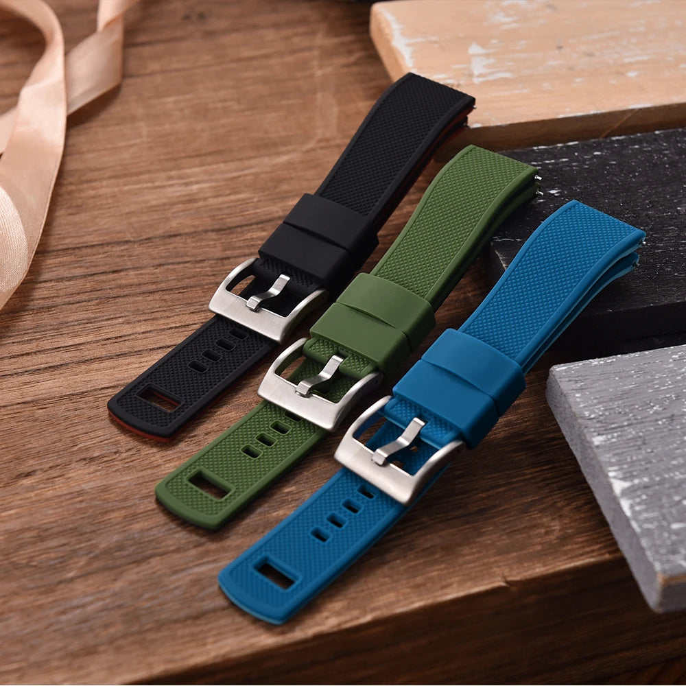 JUELONG Premium Silicone Watch Band Quick Release Rubber Watch Strap 20mm Watch Strap Watch Replacement Watchband