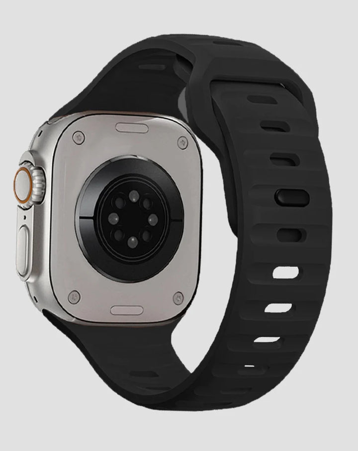 Silicone Apple Watch Band 38–49mm for iWatch Series 3–8 & Ultra
