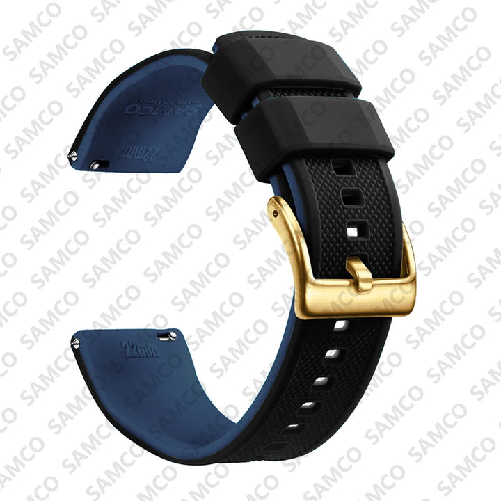 Premium Silicone Quick-Release Watch Band 18/20/22mm
