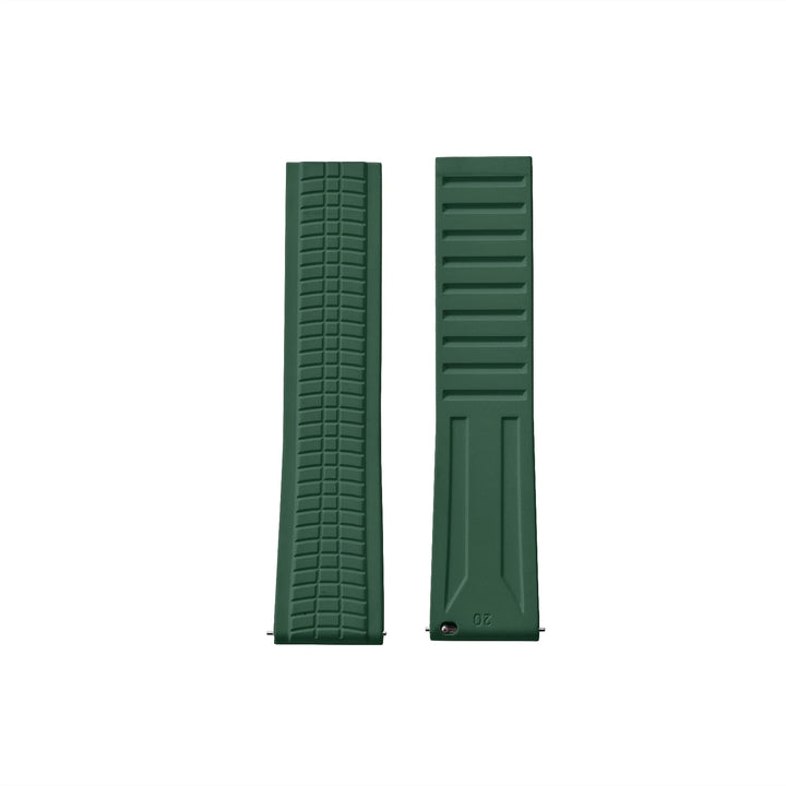 NATOBELT CTS FKM Rubber Watch Strap – 20–24mm Quick Release Butterfly Buckle for Patek Philippe