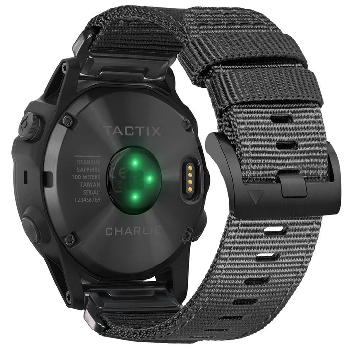 HEMSUT Nylon Quickfit Watch Band 20-26mm for Garmin Fenix, EPIX, MK3, Tactix