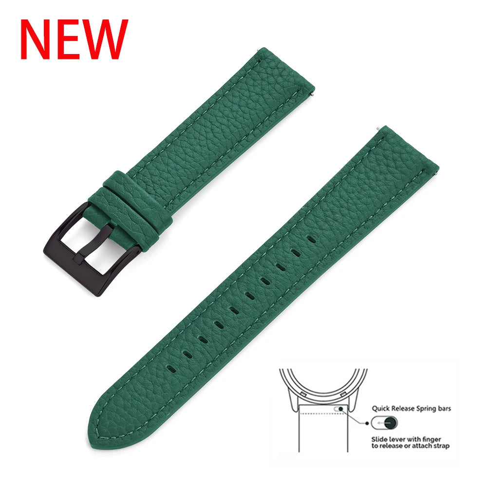 High Quality 20mm 22mm Waterproof Sailcloth Watch Strap Two-Sided Nylon Leather Watchband Quick Release Band Sport Belt For Men