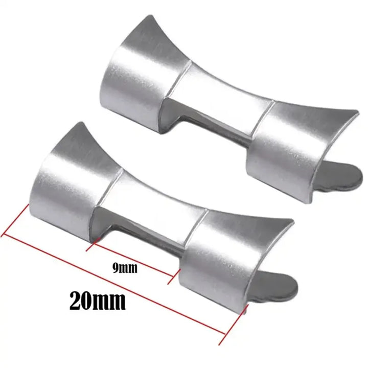 Curved Flat End Stainless Steel Link Adapter 18–22mm for Seiko SKX007/009