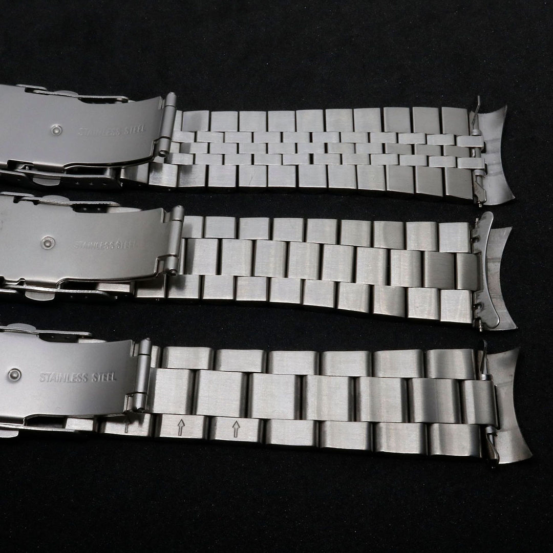 Curved Strap for Seiko Luxury Solid Stainless Steel Watch Band 18/19/20/21/22/24/26mm Arc End Belt Men Watch Accessories