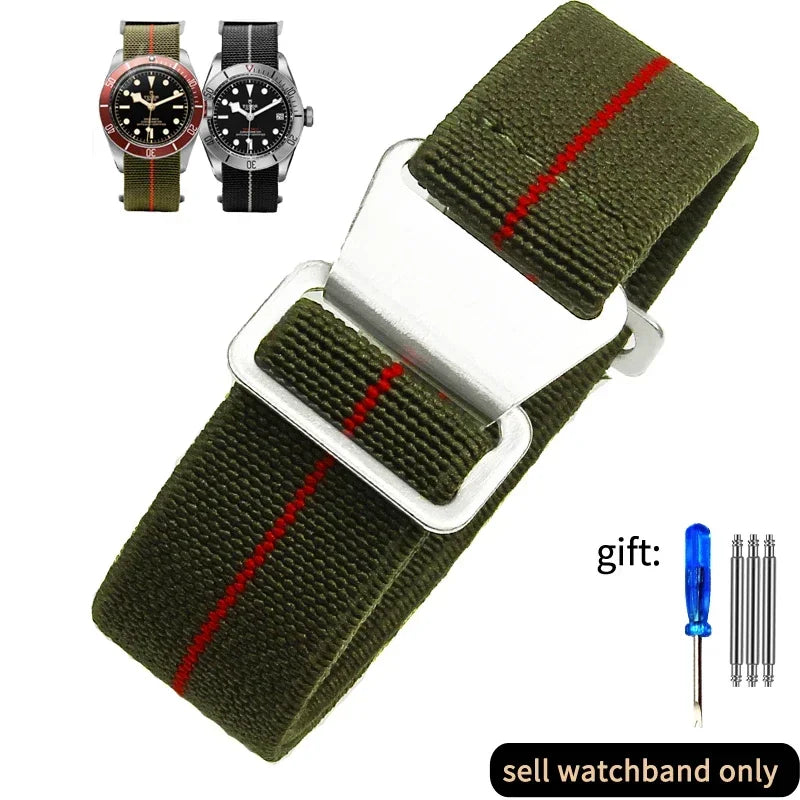 French Army Nylon Watch Band 18–22mm