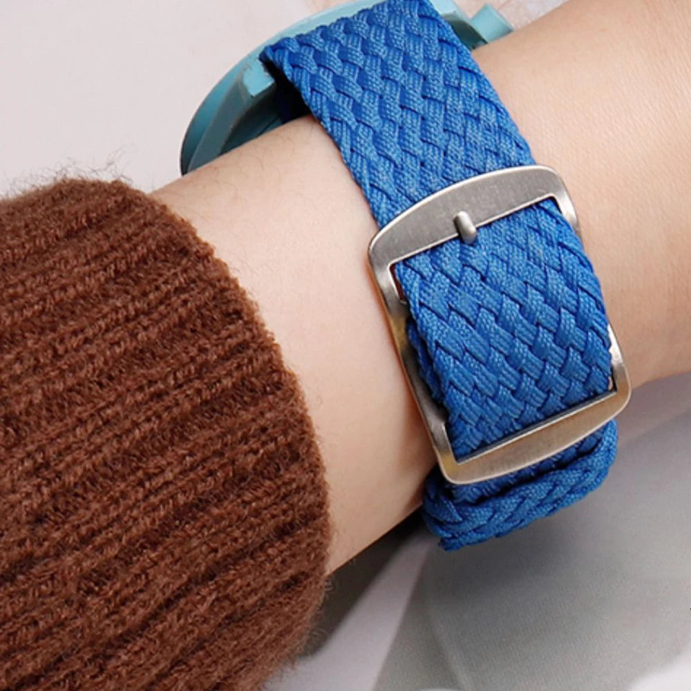 Perlon Woven Nylon Watch Strap (14–22mm)