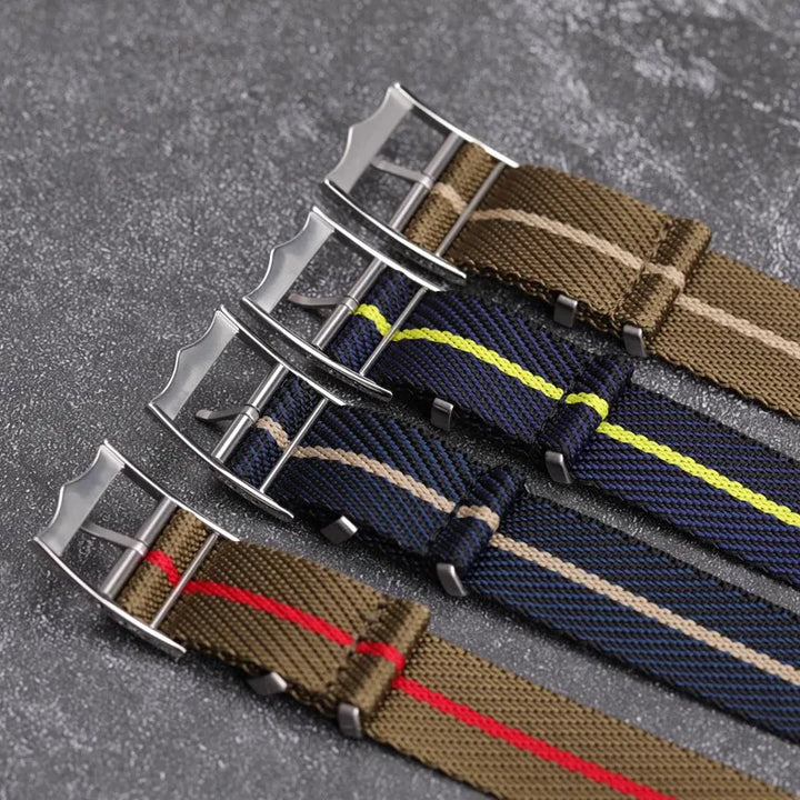 Premium Canvas Nylon Watch Strap 20/22mm