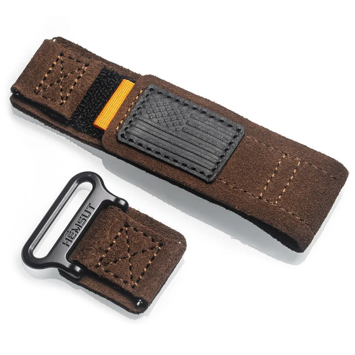 HEMSUT Suede Leather Strap for Huawei – Quick Release, 20/22mm