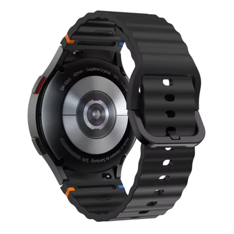 Silicone Samsung Galaxy Watch Band 40–47mm for Series 4–7 & Classic/Pro