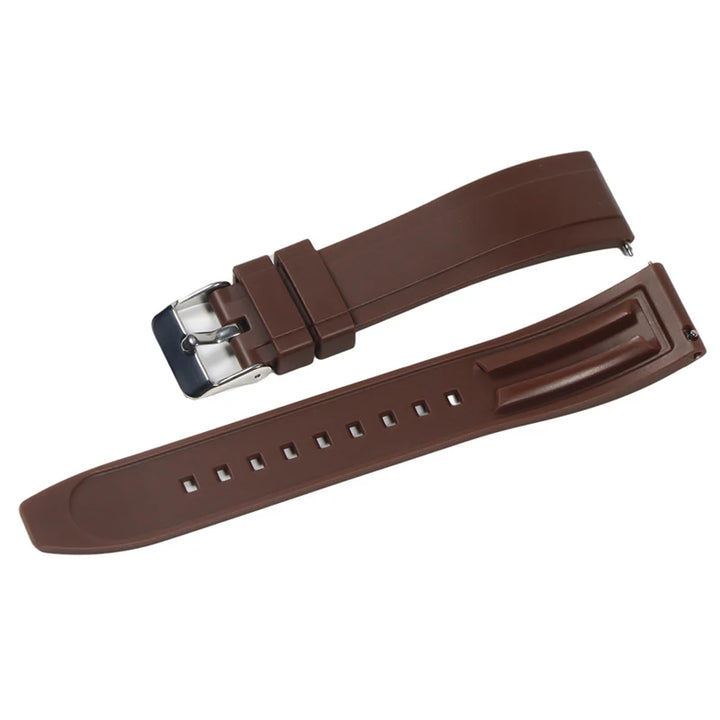 Premium Vulcanized Rubber Watch Strap – 20–24mm Quick Release