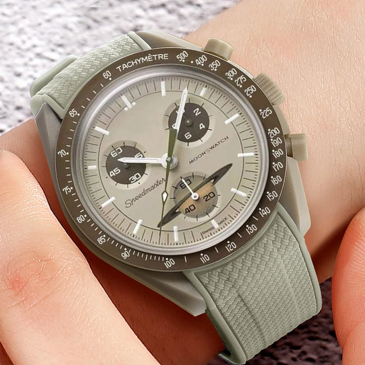 Silicone Rubber Strap 20mm for MoonSwatch & Omega X Swatch Speedmaster