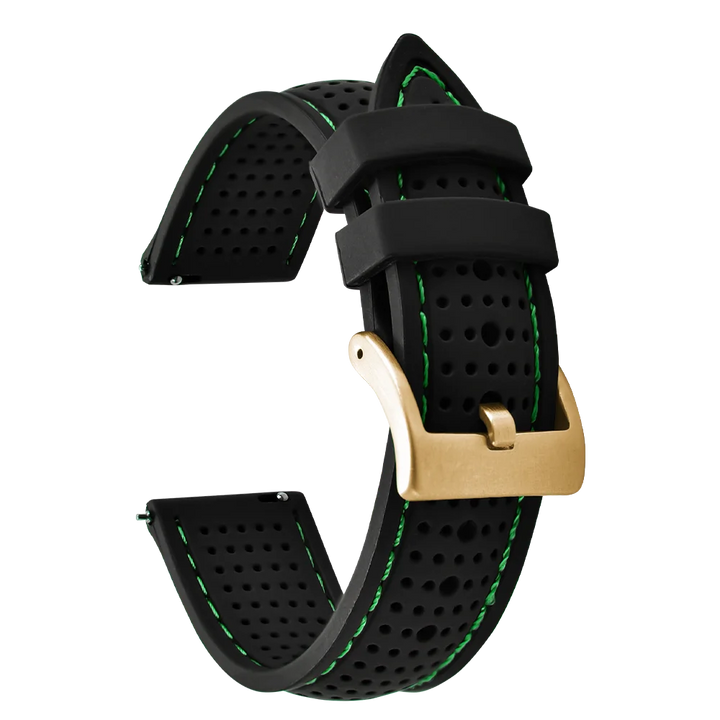NATOBELT Soft Porous Rubber Watch Strap – Quick Release (18-22mm)