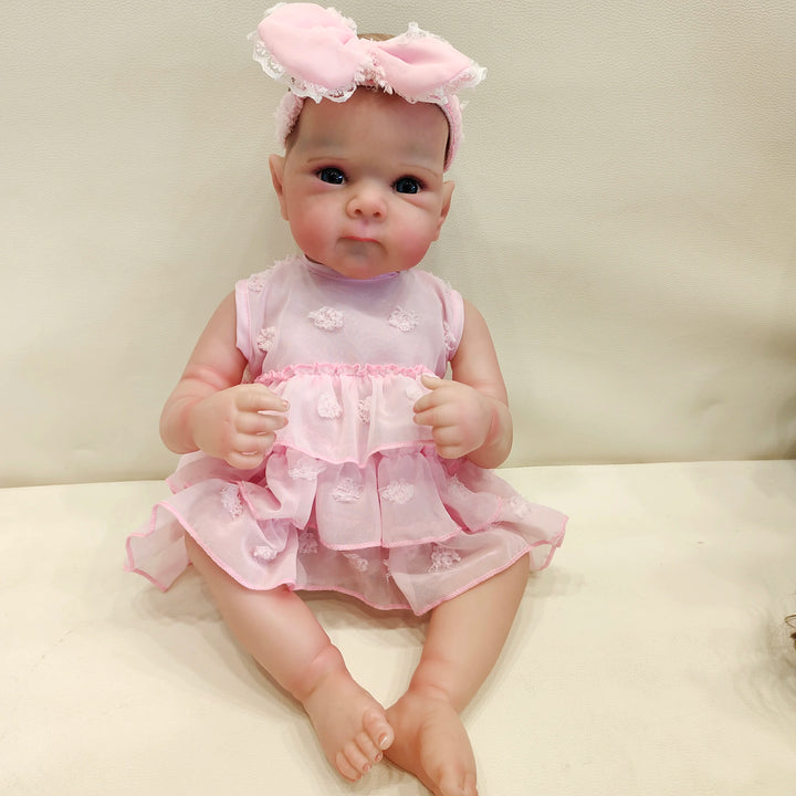 18″ Bettie Lifelike Full‑Body Reborn Baby Doll – 3D Skin & Hand‑Drawn Hair