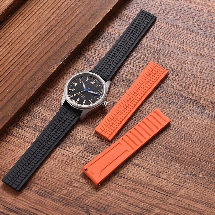 JUELONG CTS Watch Strap 20mm 22mm 24mm CTS Rubber Watch Band Quick Release Butterfly Buckle Cut To Size For Patek Philippe Watch