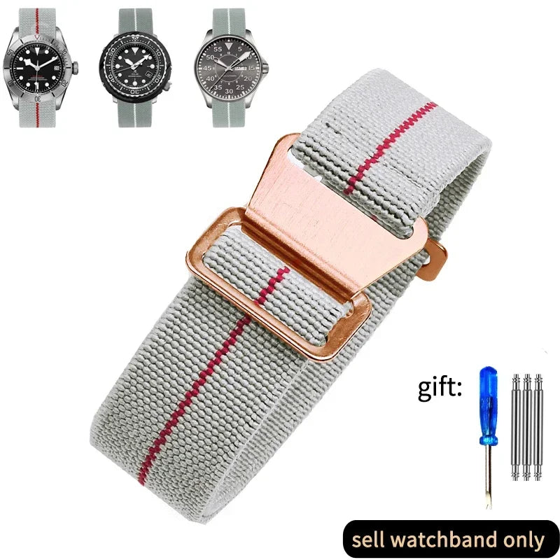 French Army Nylon Watch Band 18–22mm