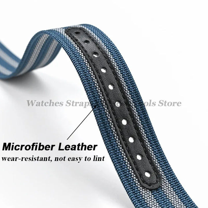 Canvas Nylon Watch Strap – 20-22mm Waterproof