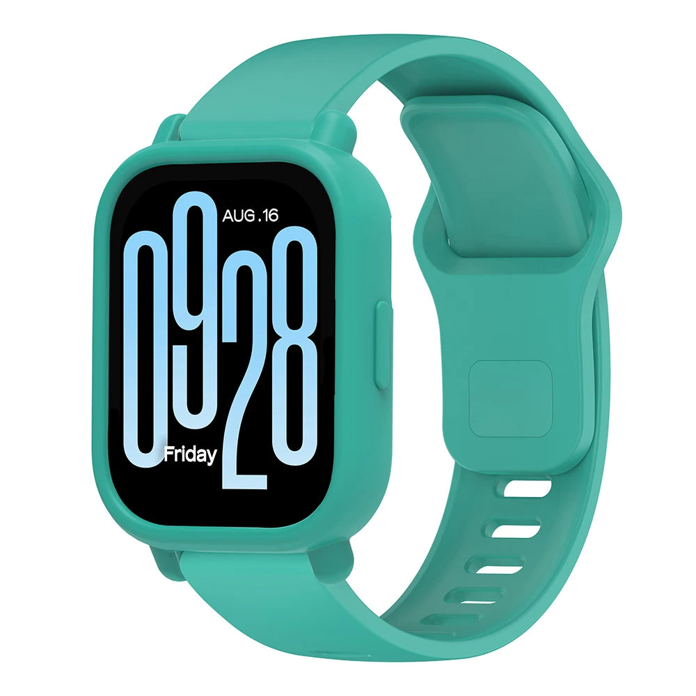 Silicone Strap with Protective Case for Redmi Watch 5 Active
