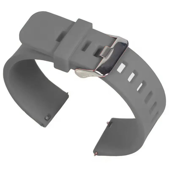 Universal Silicone Rubber Watch Strap – 20/22/24mm Soft Link Bracelet