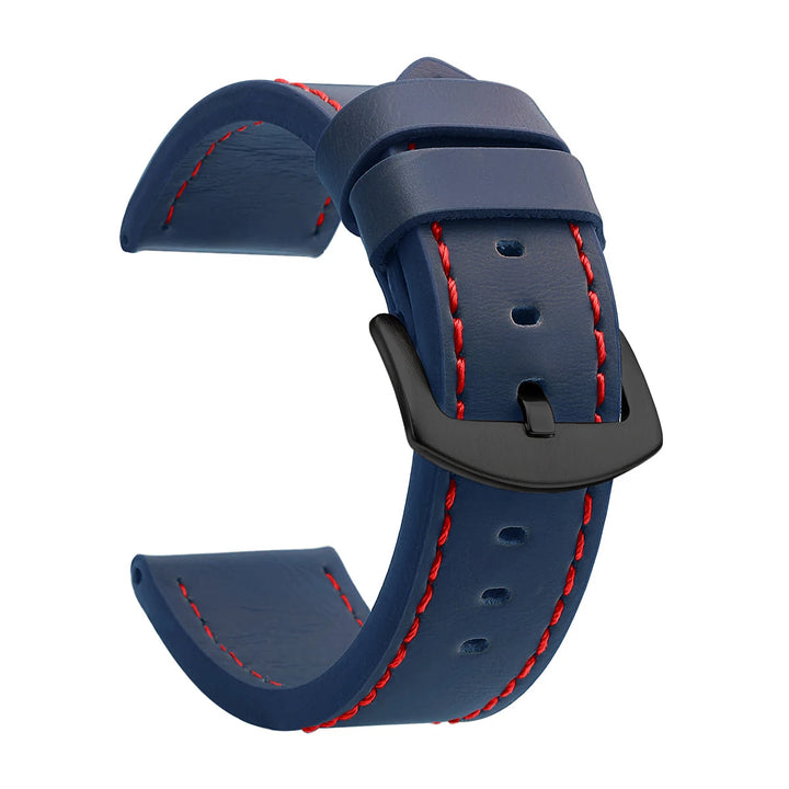 SAMCO Vintage Leather Watch Band 18–24mm