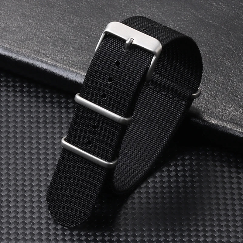 High-Quality Nylon Watch Strap 18/20/22mm (Military Style)