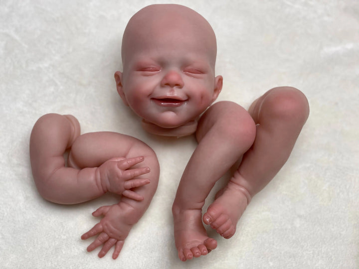 18″ April Smile Customizable Reborn Doll Kit – Semi‑Finished Painted Parts