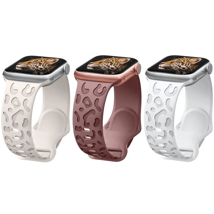 Straps For Apple Watch Band 45mm 44mm 46mm 42mm 41mm 40mm 49mm Engraved correa bracelet iwatch series 11 10 9 8 7 SE 6 5 Ultra 3