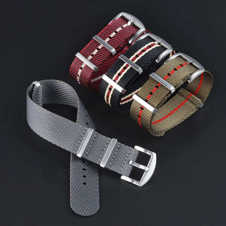 Nylon Military Watch Band 18–22mm
