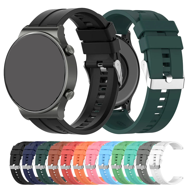 22mm Silicone Watch Strap for Huawei GT2 Pro, GT3 & Honor Magic 2 – 46mm