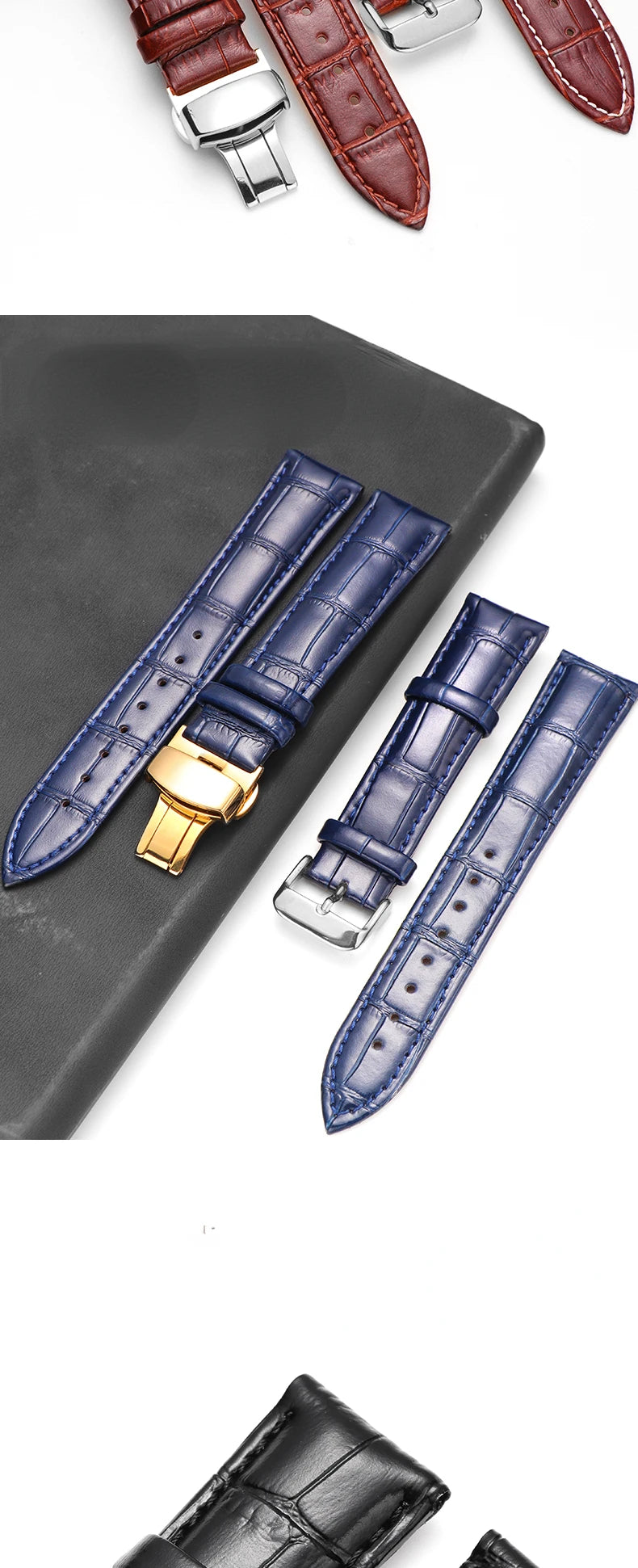 Genuine Leather Watch Strap for Tissot Le Locle T41 (1853)