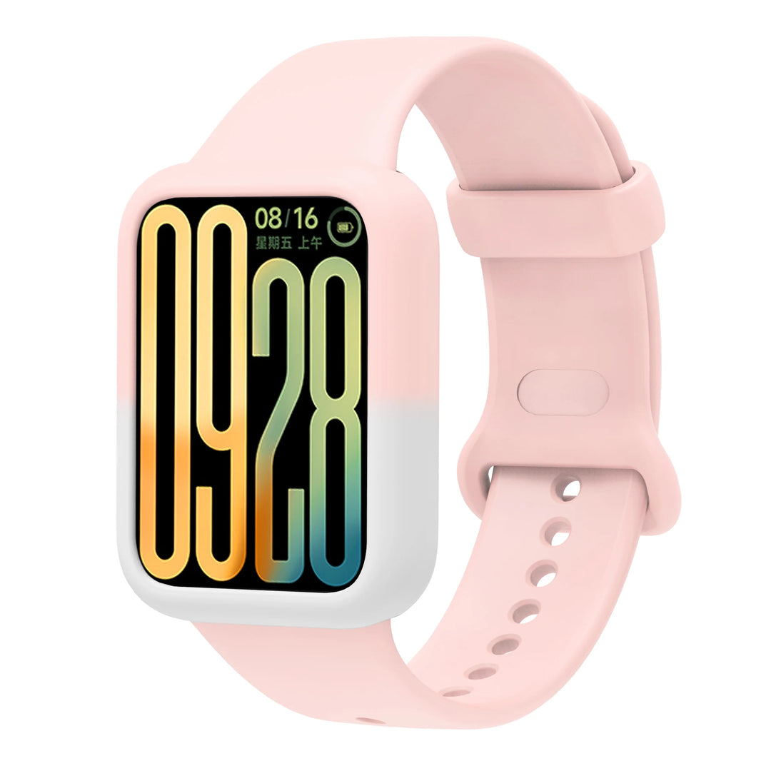 Silicone Strap with Protective Case for Xiaomi Mi Band 9 Pro